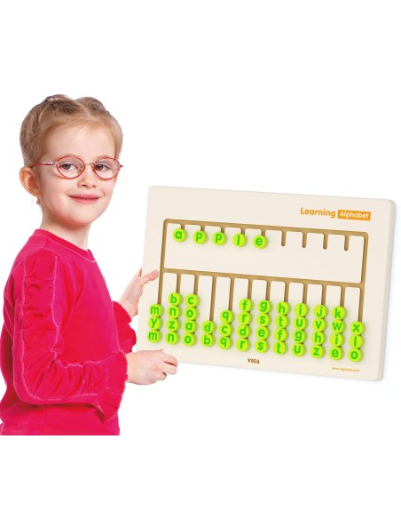 Viga Toys Sensory Board - Learning the Alphabet for Children