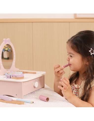 Viga Wooden Dressing Table with Accessories - Princess Corner