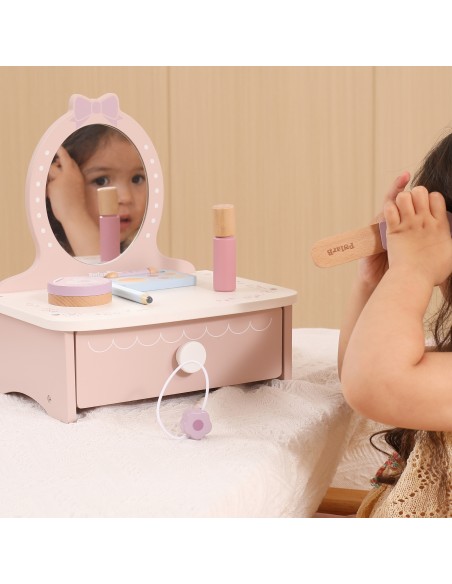 Viga Wooden Dressing Table with Accessories - Princess Corner