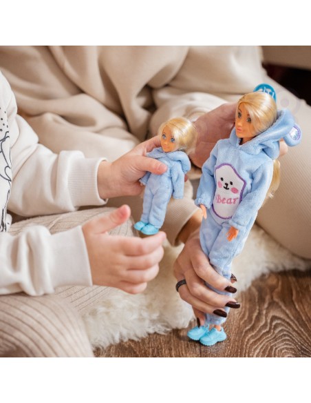 Anlily Teddy Bear Dolls Overalls Set of 2 WOOPIE - Toy for Children