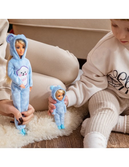 Anlily Teddy Bear Dolls Overalls Set of 2 WOOPIE - Toy for Children