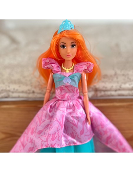 WOOPIE lėlė princesė Lili – rožiniai plaukai, žvilganti suknelė ir aksesuarai
