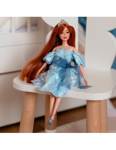 Lalka Emi w błękitnej sukni – elegancka lalka dla dziewczynek Woopie