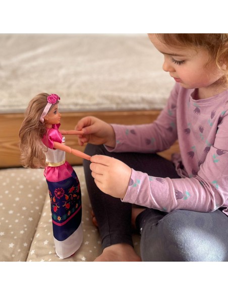 Lily Lalka Modowa Tradycyjny Strój Kwietny Wzór WOOPIE