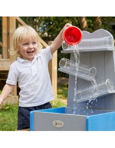 Holz-Wasser-Kaskade Classic World – Lern-Wasserbahn für den Garten 2