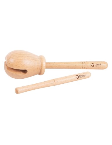 Drewniany Instrument Woodblock Classic World-Nauka Rytmu