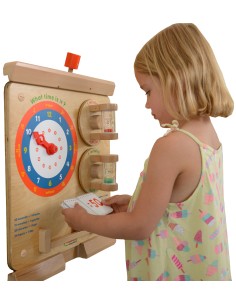Laikrodžio rodmenų skaitymas. Laiko mokymasis. Laikui pažinti lenta Masterkidz