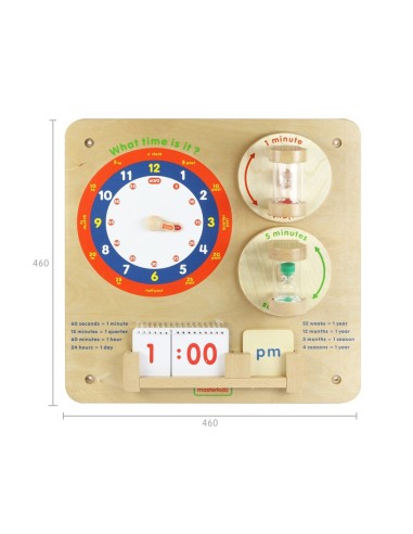 Reading the Time Telling the Time Learning About Time Masterkidz Board