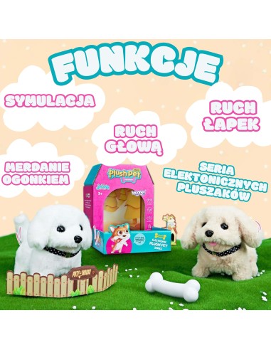 Interaktyvus pliušinis šuniukas vaikams nuo Woopie