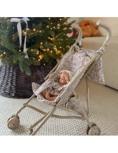 Leopard Print Doll Stroller – Stylish and Lightweight Woopie