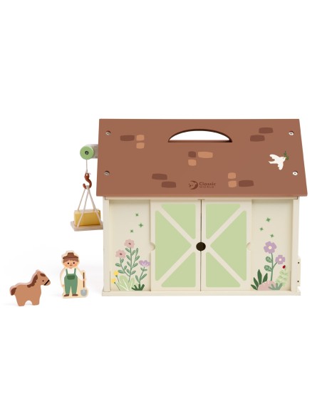 Wooden Vintage Farm (Classic World) - Folding House 17 pieces