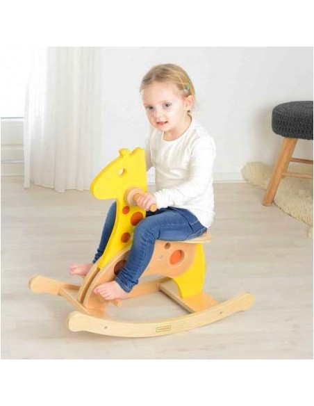 Wooden Rocking Giraffe Masterkidz - Joyful Fun for Toddlers