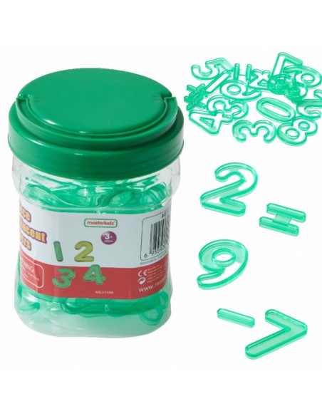 Transparent Educational LED Numbers for Children Set from Masterkidz