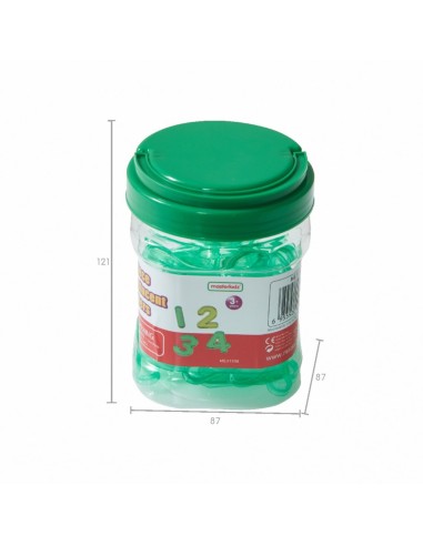 LED Lernziffern transparent für Kinder – Set von Masterkidz