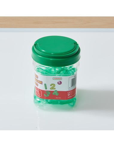 LED Lernziffern transparent für Kinder – Set von Masterkidz