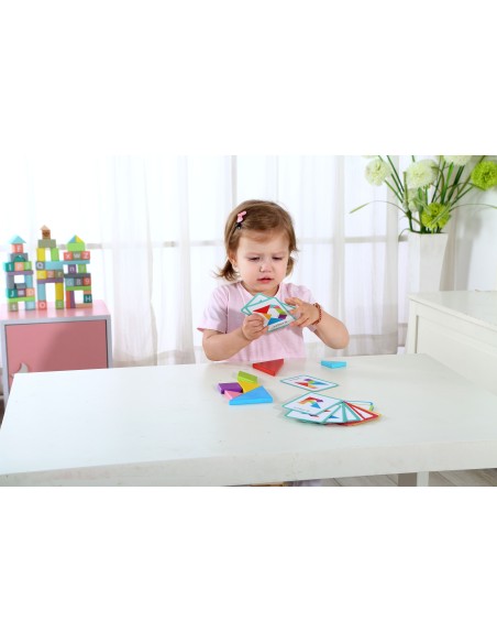 Tangram-Puzzle von Tooky Toy – logisches Denken und Kreativität