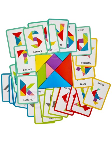 Puzzle tangram Tooky Toy – logiczne myślenie i kreatywność