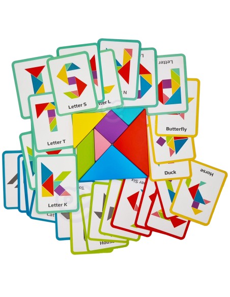 Puzzle tangram Tooky Toy – logiczne myślenie i kreatywność