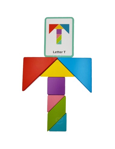 Puzzle tangram Tooky Toy – logiczne myślenie i kreatywność