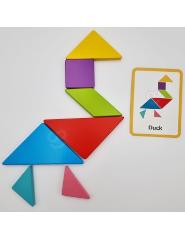 Puzzle tangram Tooky Toy – logiczne myślenie i kreatywność