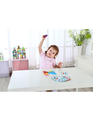 Puzzle tangram Tooky Toy – logiczne myślenie i kreatywność