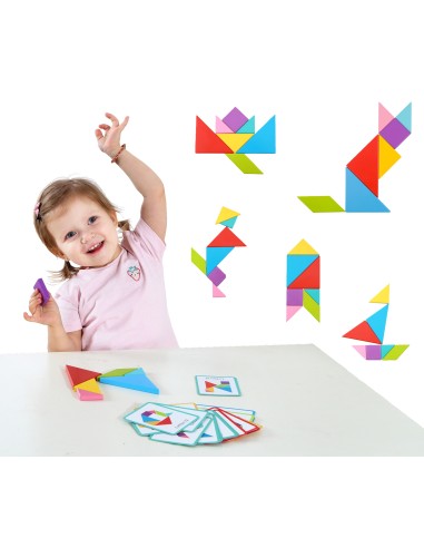 Puzzle tangram Tooky Toy – logiczne myślenie i kreatywność