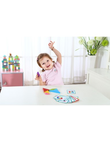 Puzzle tangram Tooky Toy – logiczne myślenie i kreatywność