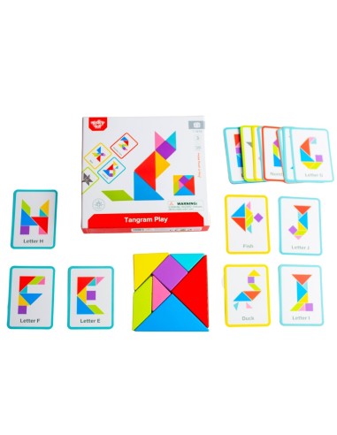 Tangram-Puzzle von Tooky Toy – logisches Denken und Kreativität