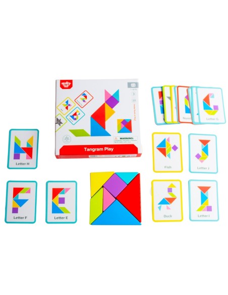 Tangram-Puzzle von Tooky Toy – logisches Denken und Kreativität