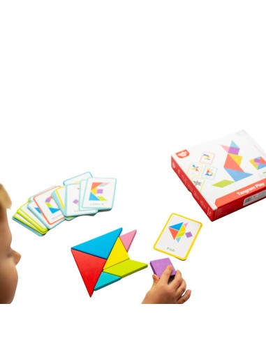 Puzzle tangram Tooky Toy – logiczne myślenie i kreatywność