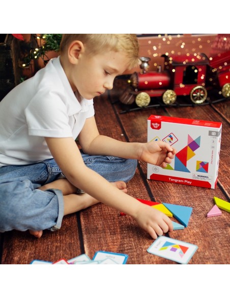 Puzzle tangram Tooky Toy – logiczne myślenie i kreatywność