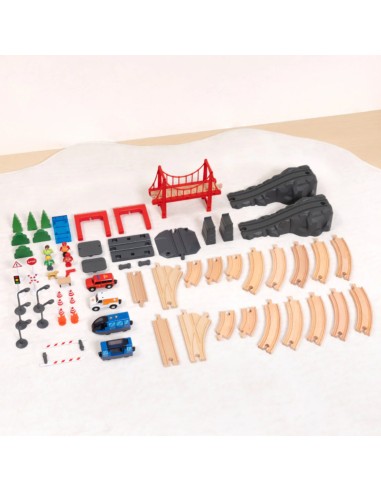 Woopie Fire Department Wooden Train – Electric, Sound Effects