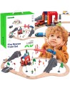 Woopie Fire Department Wooden Train – Electric, Sound Effects