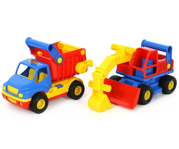Svensk SEO-titel: ConsTruck Fordonsset: Dumper + Grävmaskin