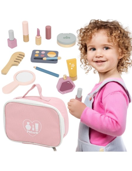 Hölzernes Make-up-Set von Viga – kreative Spielideen für kleine Prinzessinnen