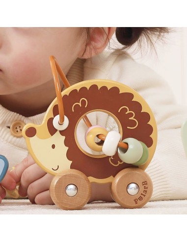 Uroczy labirynt koralikowy Jeż Viga– edukacja i zabawa dla malucha