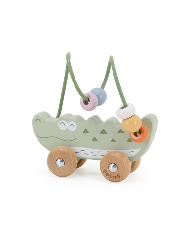 Uroczy labirynt koralikowy Krokodyl Viga – edukacja i zabawa dla malucha