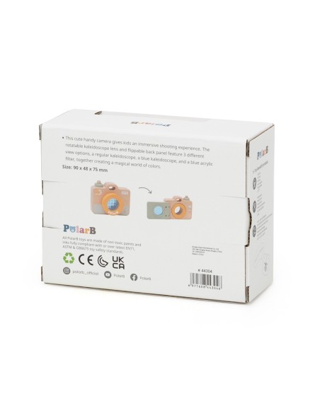 Drewniany aparat „Mój Pierwszy Aparat” Viga – edukacyjna zabawka dla malucha