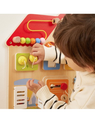 VIGA House Manipulative Board – educational learning through play