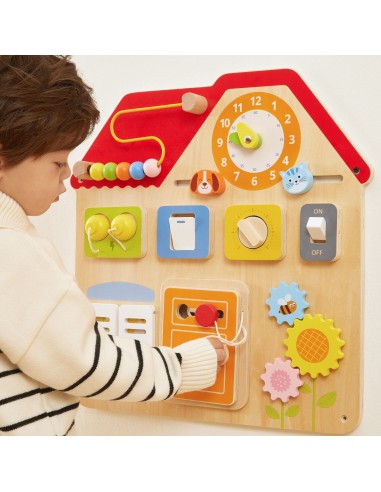 VIGA House Manipulative Board – educational learning through play