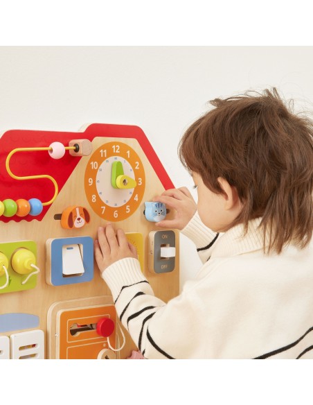 VIGA House Manipulative Board – educational learning through play