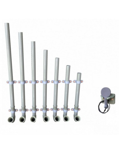 Klangröhren mit Stöckchen für das STEM-Panel Masterkidz – Musikinstrument