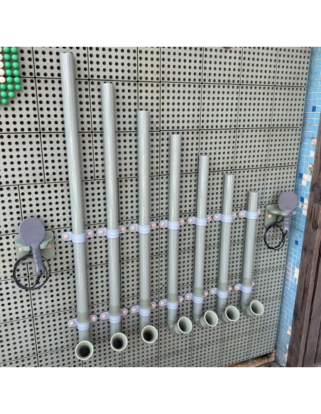 Garso vamzdžiai su lazdelėmis STEM plokštei Masterkidz – muzikos žaislas