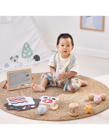 Edukacinis Montessori rinkinys 0-6 mėn. Box Dovana kūdikiui - Viga