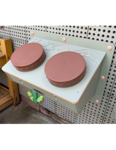 Wall Bongos for the Masterkidz STEM Panel - rhythmic toy