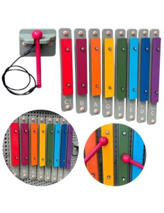 Masterkidz Rainbow Wall Xylophone - Large Educational STEM Instrument