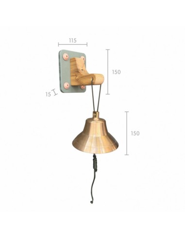 Professional Bronze Wall Chime for STEM Learning - Masterkidz