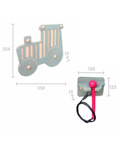Musical Tractor for the STEM Masterkidz panel – fun and children's development