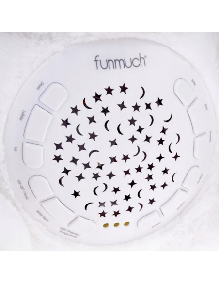 Polar Bear Projector Cuddly Toy WOOPIE – 10 Lullabies and White Noise