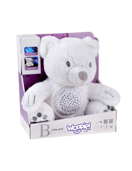 Polar Bear Projector Cuddly Toy WOOPIE – 10 Lullabies and White Noise
